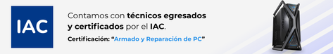 Los técnicos de AMONPUL cuentan con certificación de Armado de PC del Instituto Argentino de Computación (IAC)